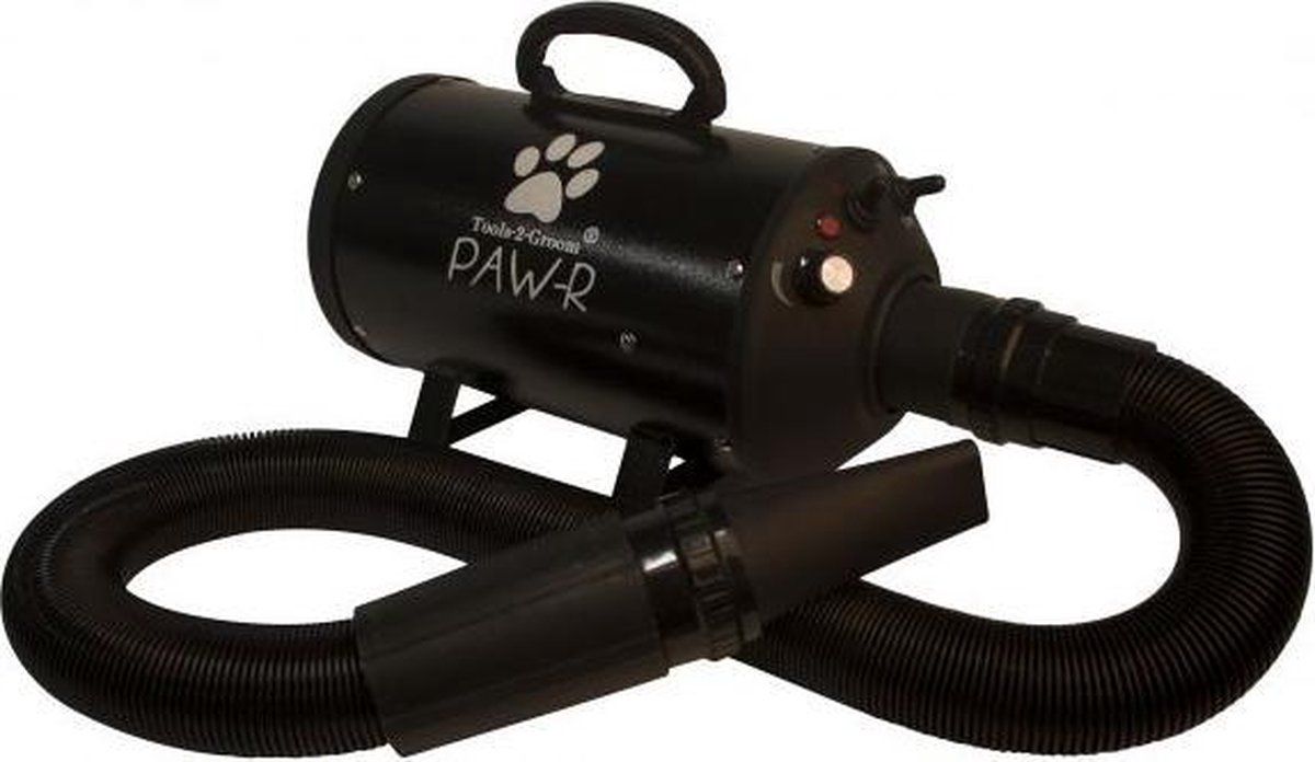 Tools-2-Groom Paw-R Waterblazer Volledig Regelbaar - 2200 Watt - Zwart