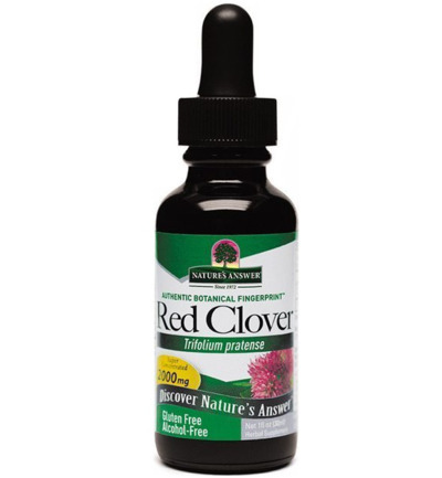 Natures Answer Rode klaver extract 1:1 alcoholvrij 2000 mg 30ML