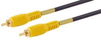 1aTTack.de 1x 5m - RCA-videokabel, RCA-stekker naar RCA-stekker, vergulde contacten, composiet video-aansluitkabel voor tv, dvd-speler, projector, camera