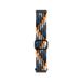 Kieslect - Bracelet de montre connectée - Nylon - Bleu/Gris/Orange/Blanc/Noir - 22 mm