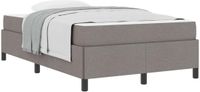 vidaXL Boxspringbed Taupe 120 x 200 cm Stof