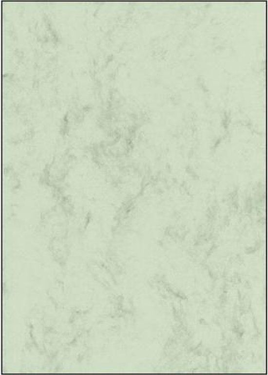Sigel structuurdesign A4 200grs pak a 50 vel marmer groen
