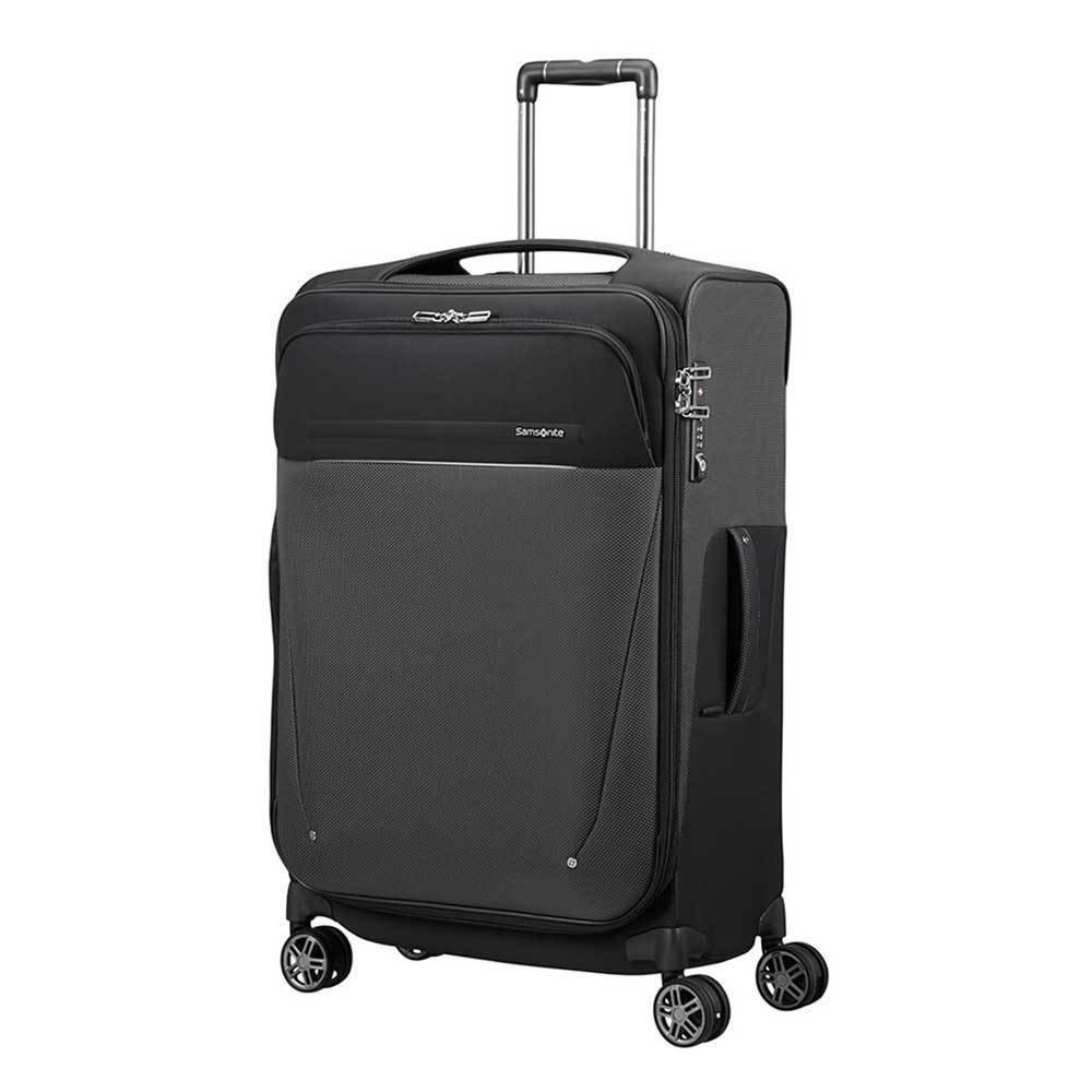 Samsonite B-Lite Icon Spinner 71 Expandable black Zachte koffer Zwart