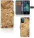 B2Ctelecom Nokia G11 | G21 Bookcase Marmer Creme
