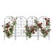 Merkloos / Sans marque Relaxdays Trellis - Set van 4 - 116 x 50 cm - Metaal