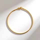 Cavill - 925 Sterling Zilveren Armband met 18K Goud Verguld - Slangen Design - 20 cm
