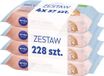 NIVEA BABY Soft & Cream biologisch afbreekbare doekjes, voordeelverpakking, 4 x 57 stuks