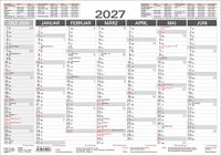 Tafelkalender Korsch Verlag Tafelkalender A5 "Stabil" 2027