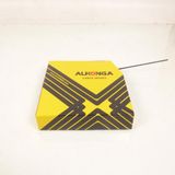 Rol rms grote rol zwarte mantel Ø6mm x50 meter nylon inzetstuk voor motorremkabel
