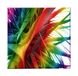Homemania Wandfoto, abstract, voor woonkamer, slaapkamer, meerkleurig, 60 x 3 x 60 cm, HM20KNV60 x 60 – 295, polyester, hout