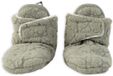 Lodger Newborn slofjes Groen - 0-3 maanden - Antislip - Klittenband - Fleece