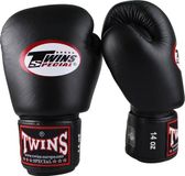 Twins Special BGVL-3 (Kick)bokshandschoenen - Black - 16 oz - 100% Echt Leer
