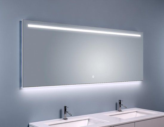 Wiesbaden Ambi LED Badkamerspiegel - 160x60cm - Met Verlichting & Dimfunctie