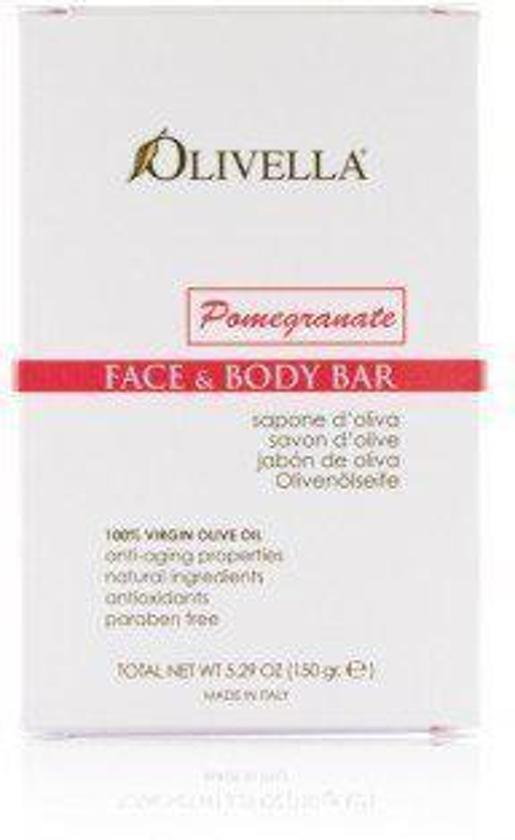 Olivella Olijfolie zeep Pomegrant 4 X 150 gram