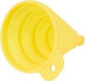 Merkloos Dunlop Trechter vouwbaar Ø9x10cm geel