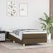 vidaXL Boxspring bedframe, donkerbruin, 90x200 cm, gestoffeerd