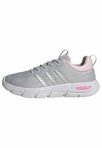 adidas dames CLOUDFOAM FLEX ELASTIC LACES SHOES, lgh solid grey/matte silver/clear pink, 43 1/3 EU