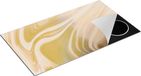 Chefcare Inductie Beschermer Abstracte Kunst - Marmer Goud - 95x55 cm
