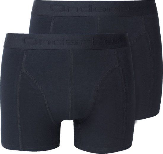 Boxershorts 2-pack zwart XXL - Mannen - 95% katoen, 5% elastaan