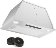 Klarstein Kookplaat afzuigkap, afzuiging/recirculatie-afzuigkap met Filter, LED-verlichting, Timer & Touch-bedieningspaneel, inbouw-afzuigkap met 439 m³/h Luftstrom, Effizienter rvs-Dunstabzug