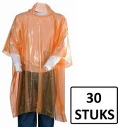 Benson Wegwerp Poncho Transparant - 30 Stuks