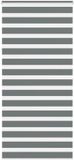 vidaXL Zebra rolgordijn 110x200 cm stofbreedte 105,9 cm donkergrijs