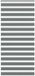vidaXL Zebra rolgordijn 110x200 cm stofbreedte 105,9 cm donkergrijs