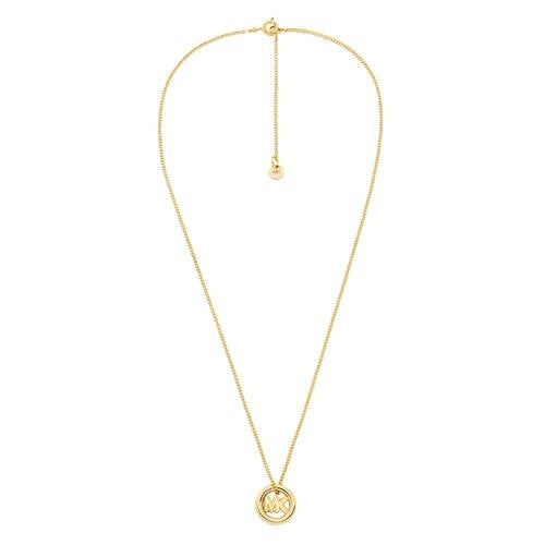 Michael Kors Premium MKJ8502710 goudkleurige messing halsketting voor dames
