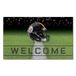 FANMATS 19957 Pittsburgh Steelers Crumb Rubber Outdoor Deurmat - 18 "x 30"