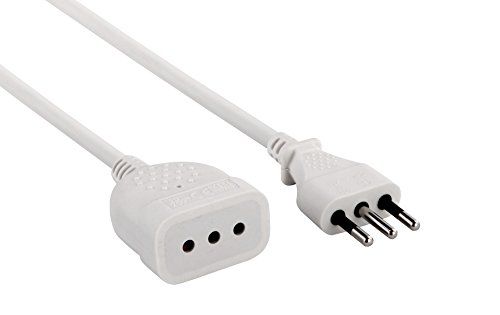 Electraline Energaline 46113 - Extension Cord - 3 m - White