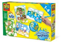 SES Creative My First Kleuren met water - Verborgen dieren - 1-4 jaar