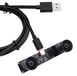 Caméra USB à double objectif, 1080p, 60fps, compatible UVC, montage M12, objectif grand angle, pour applications 3D/VR