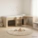 Maison Exclusive Lit et bureau assortis - Ensemble de 2 pièces, structure en bois imitation chêne Sonoma