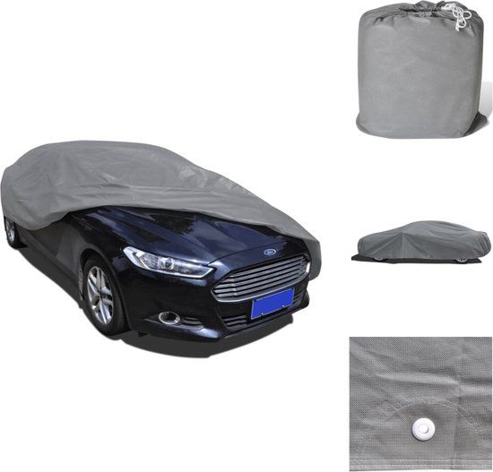 vidaXL Autohoes - Grijs XXL - Universeel - Beschermt tegen krassen