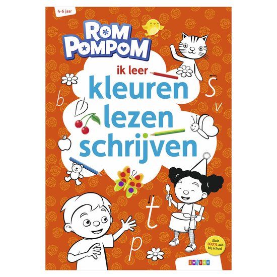 ik Rompompom - ik leer kleuren, lezen, schrijven