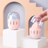 Merkloos 2 stuks Make-up sponsje, Ademende Beauty Sponge Blender Case