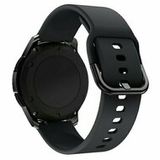 By Qubix Qubix Siliconen sportband - Zwart - Geschikt voor Huawei Watch 5 - 46mm