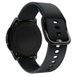 By Qubix Qubix Siliconen sportband - Zwart - Geschikt voor Huawei Watch 5 - 46mm