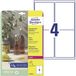 Avery Zweckform L7786-25 Transparante Etiketten