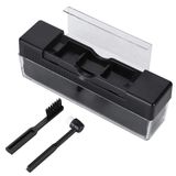 Plaatreinigingsset Antistatisch - Reinigingsborstel - Milieuvriendelijke Formule - Vinylplaten Onderhoud - 3-in-1 Set - Flanel Materiaal - Vinylreinigingsset