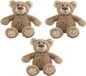 Happy Horse 3x stuks pluche knuffel beer Bella 22 cm