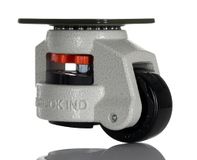 RS PRO, Draailager zwenkwiel, wiel ø 63 mm, 250 kg, gewicht H. 103 mm, wiel B. 30 mm, 90 x 90 mm, plaat, nylon materiaal