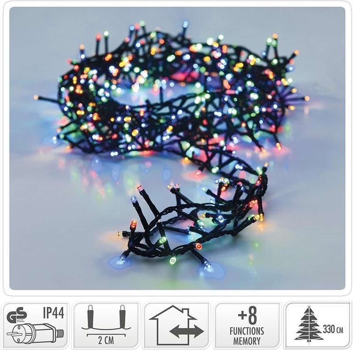 Home & Styling Micro Cluster - 1800 LED's - 36 meter - multicolor