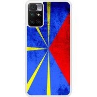 Xiaomi Redmi 10 Drapeau la reunion Verstevigd hoesje met sublimatie bedrukking