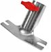 Peggy Perfect support de manche en métal, avec filetage et vis à oreilles, diamètre 28 mm, entraxe 90 mm