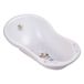 keeeper Bambi Ergonomisch babybadje met afvoerplug, badje voor baby's, vanaf 0 tot 12 maanden, 84 cm, Maria, Nordic White (wit)
