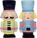 KitchenCraft Zout- en Peperstrooier Set, 12 CM, Keramiek, Soldaten, Pastel