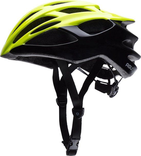 AGU Strato Fietshelm - Fluo Geel - L/XL - Unisex