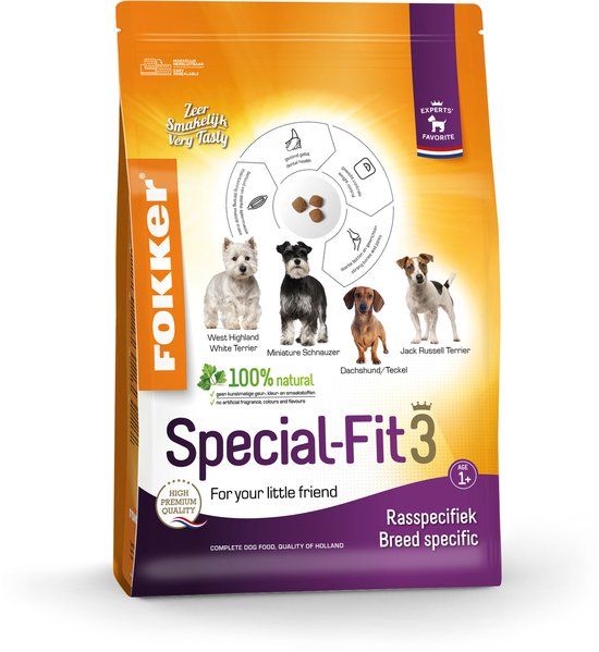 Fokker Dog Special-Fit 3 - Hondenvoer - 2.5 kg