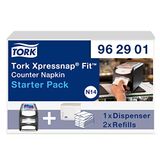 Tork Xpressnap Fit Counter Servet Dispenser Starter Pack - 962901 - N14 + Servet Vullingen (2 x 120 vellen)